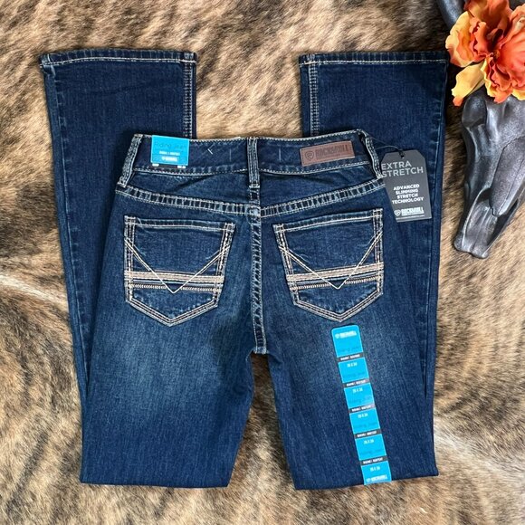 Rock & Roll Denim Midrise Stretch Bootcut Women's Riding Jeans (26x34) NEW - Picture 7 of 11